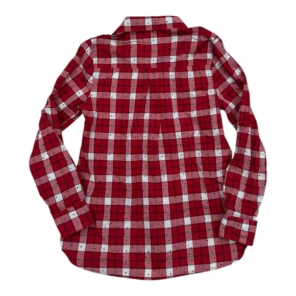 Old Navy Red Plaid Button Up NWT - Womens Size XS - Picture 5 of 5